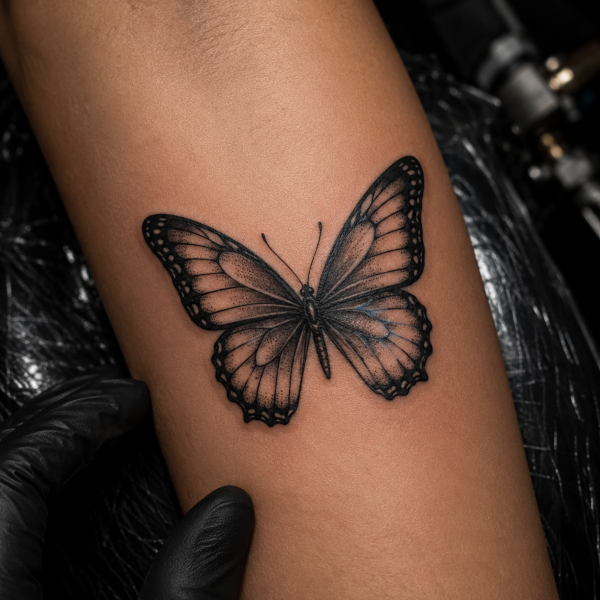 Mariposa en Antebrazo